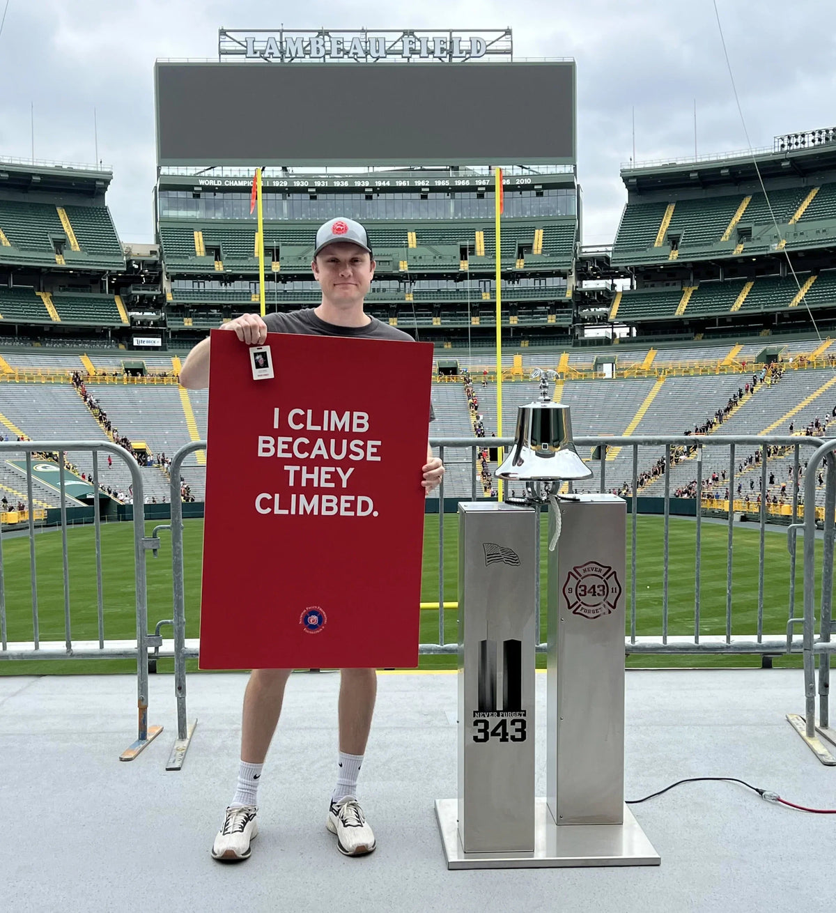 110 Stories at Lambeau: Team HiViz Walked for John G. Chipura