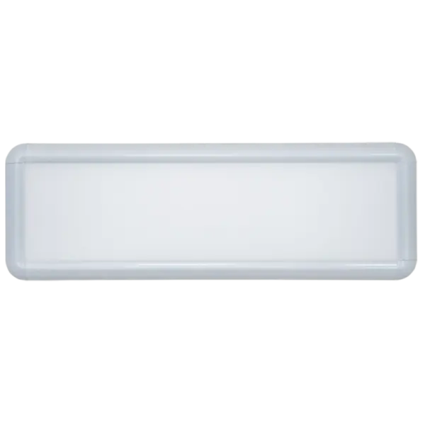A white rectangular dome light,rectangular dome light installed,rectangular dome light product photo