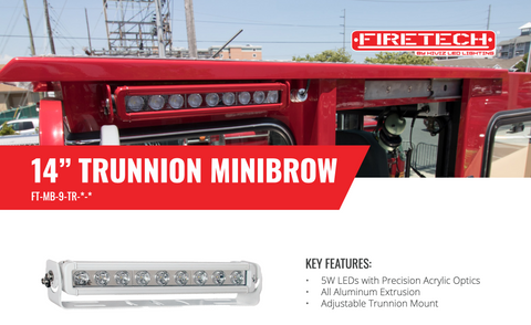 14" Single Stack MiniBrow With Trunnion Mount Sales Sheet