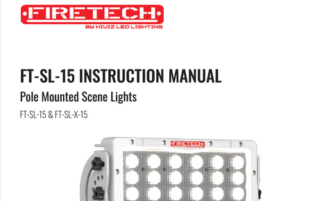 20,000 Lumen Pole-Mounted LED Scene Light Instruction Manual