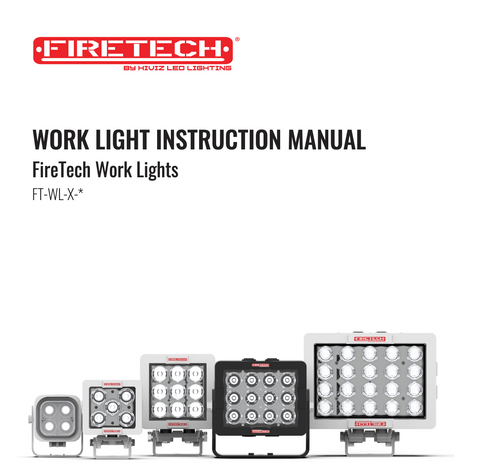 20 LED Work and Area Light Instruction Manual