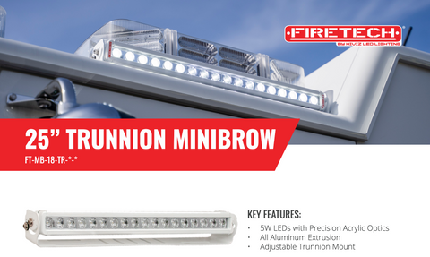 25" Single Stack MiniBrow With Trunnion Mount Sales Sheet