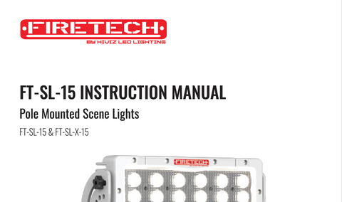 28,000 Lumen Pole-Mounted LED Scene Light Instruction Manual
