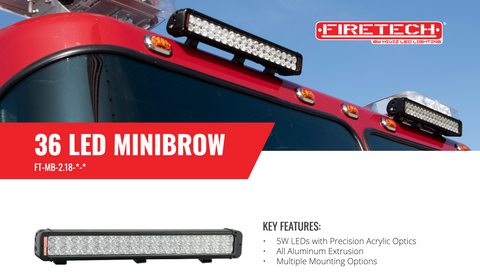 36 LED Double Stack MiniBrow® Light Sales Sheet