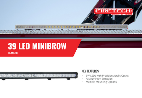 39 LED Single Stack MiniBrow® Light Sales Sheet