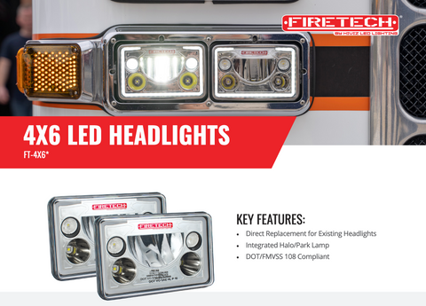 4" x 6" LED Headlight Sales Sheet