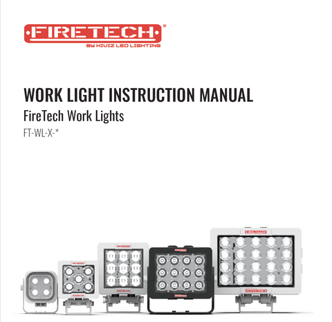 5 LED Work and Area Light Instruction Manual