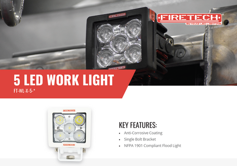 5 LED Work and Area Light Sales Sheet