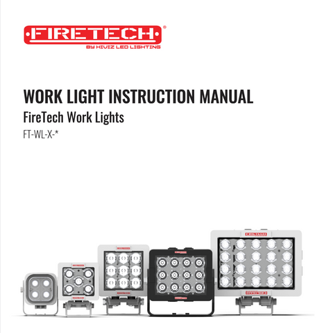 5 LED Work and Area Light with Handle and Swivel Mount Instruction Manual
