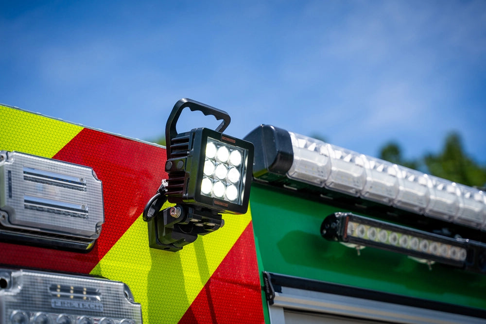 9 LED Work and Area Light with Handle and Swivel Mount