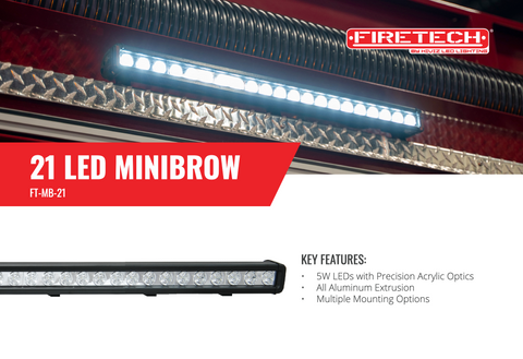 15 LED Single Stack MiniBrow® Light Sales Sheet
