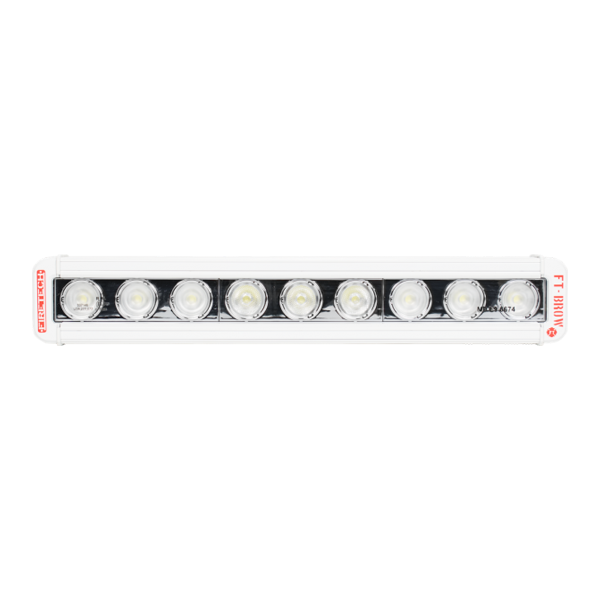 A black Single Stack MiniBrow LED Light by FireTech that can be mounted on any area of a fire apparatus.An angled view of a white Single Stack MiniBrow LED Light by FireTech that can be mounted on any area of a fire apparatus.The back of a white Single Stack MiniBrow LED Light by FireTech HiViz Lighting.,A black Single Stack MiniBrow LED Light by FireTech that can be mounted on any area of a fire apparatus.minibrow youtube video thumbnail