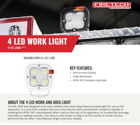 4 LED Work Light Sales Sheet