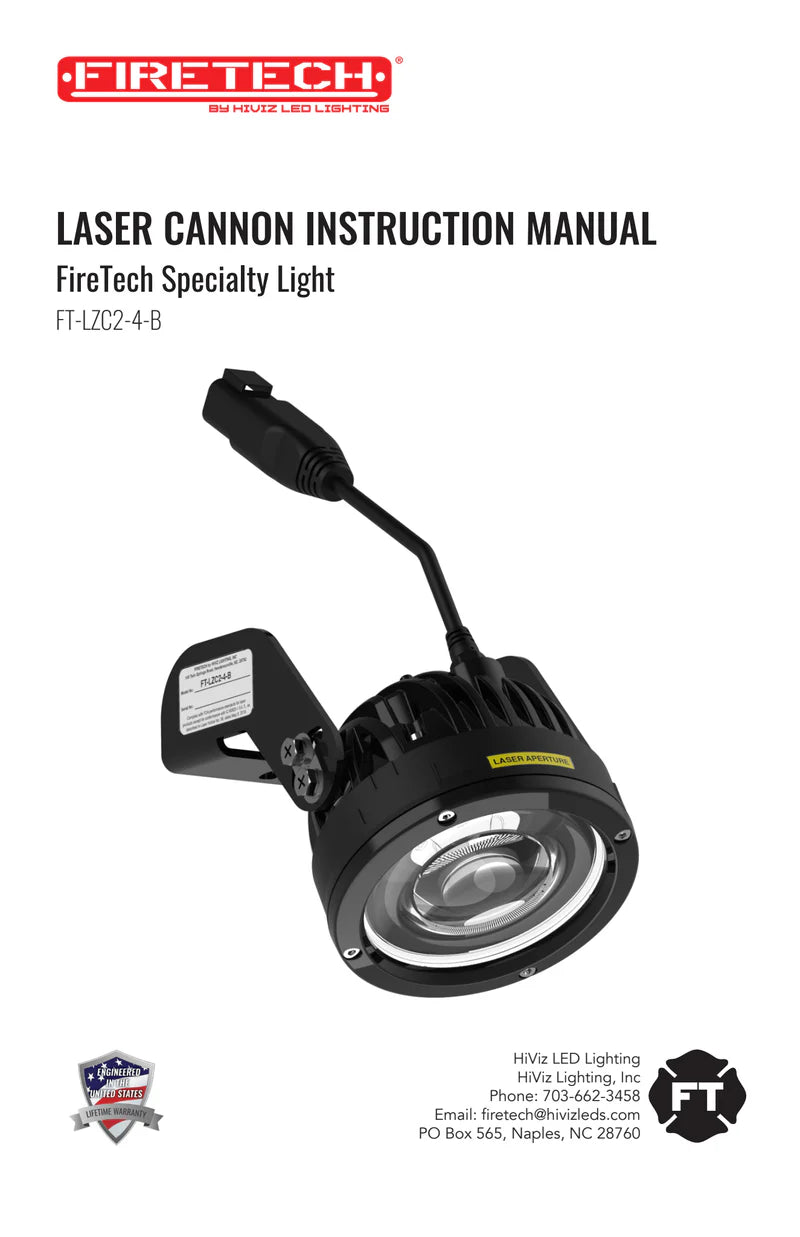 Laser Cannon Instruction Manual