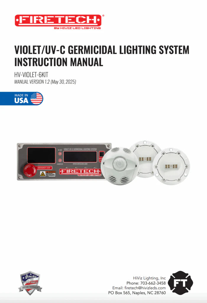 Violet / UVC GLS Instruction Manual