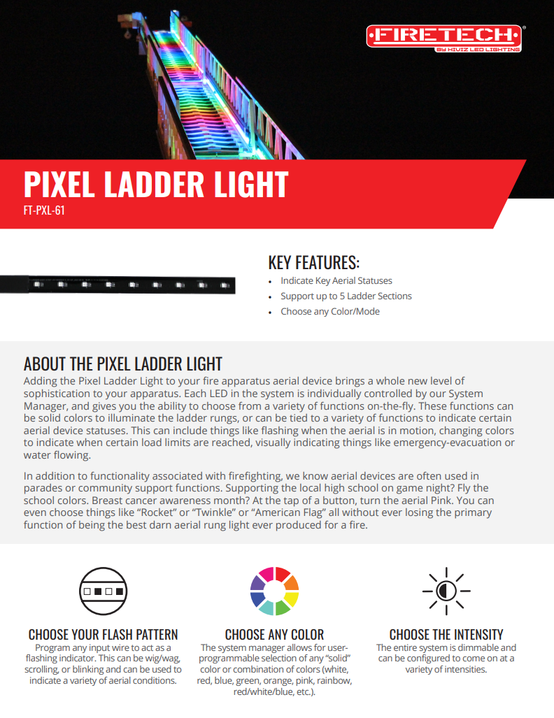 Pixel Ladder Light Sales Sheet