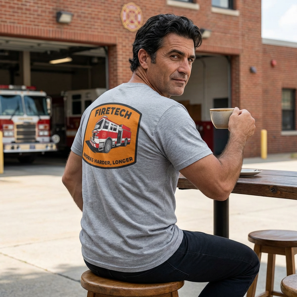 FireTech Works Harder, Works Longer Tee